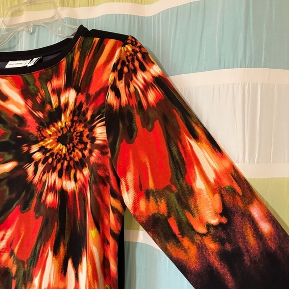 Susan Graver Floral Wearable Art Blouse Sz Small - Picture 4 of 8